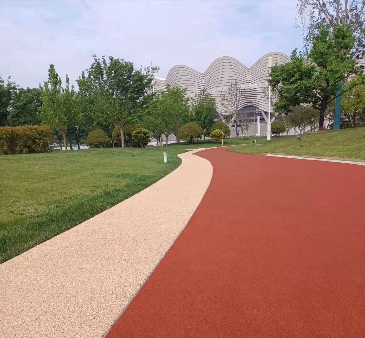 奧體中心塑膠跑道